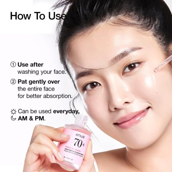 Anua Peach 70% Niacin Serum - 30ml - Image 3