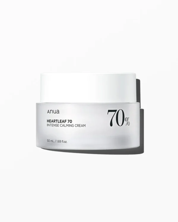 ANUA Heartleaf 70 Intense Calming Cream with Ceramide, Panthenol, Heartleaf extract, Korean Skin care - (50ml /1.69Fl. Oz) - Image 2