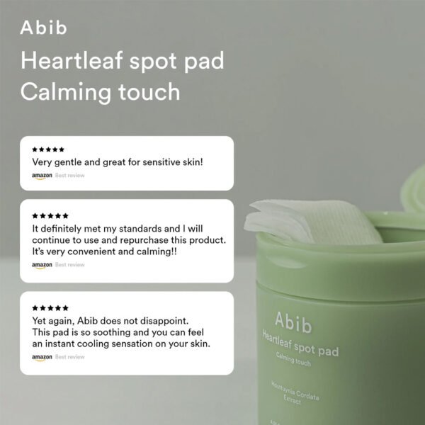 Heartleaf spot pad Calming touch  150ml / 5.07 fl.oz (80 pads) - Image 4