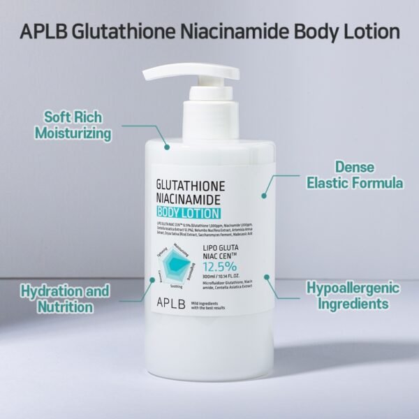 [APLB] Glutathione Niacinamide Body Lotion 300ml - Image 4