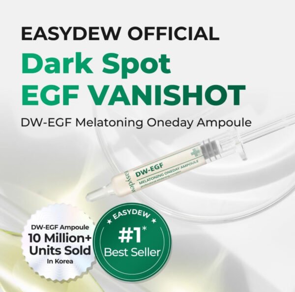 Easydew DW-EGF Melatoning One-Day Daily Clearing Ampoule Serum 0.3FL.OZ x 7EA - Image 2