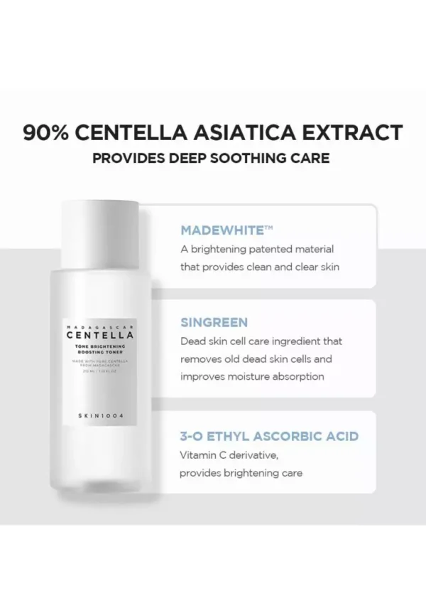 SKIN1004 Madagascar Centella Tone Brightening Boosting Toner 7.10 fl.oz - Image 2