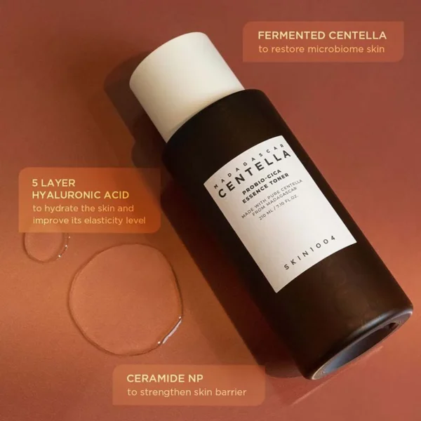 SKIN1004 Madagascar Centella Probio-Cica Essence Toner, 210 ml Balancing, regenerating & refreshing care for a beautiful finish - Image 6
