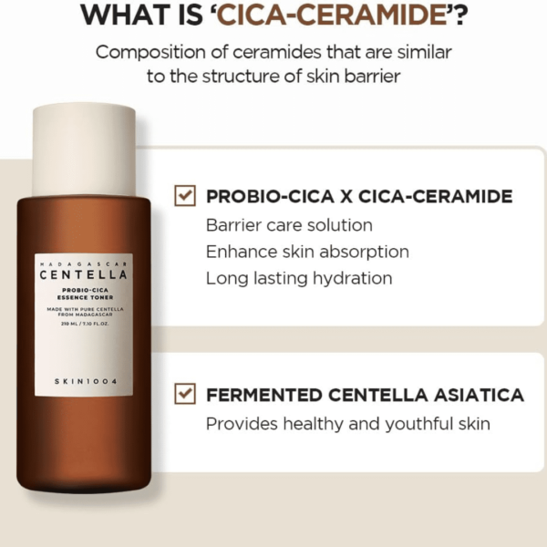 SKIN1004 Madagascar Centella Probio-Cica Essence Toner, 210 ml Balancing, regenerating & refreshing care for a beautiful finish - Image 2
