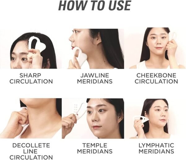 MilkTouch Slim Face Ceramic Gua Sha - Image 3