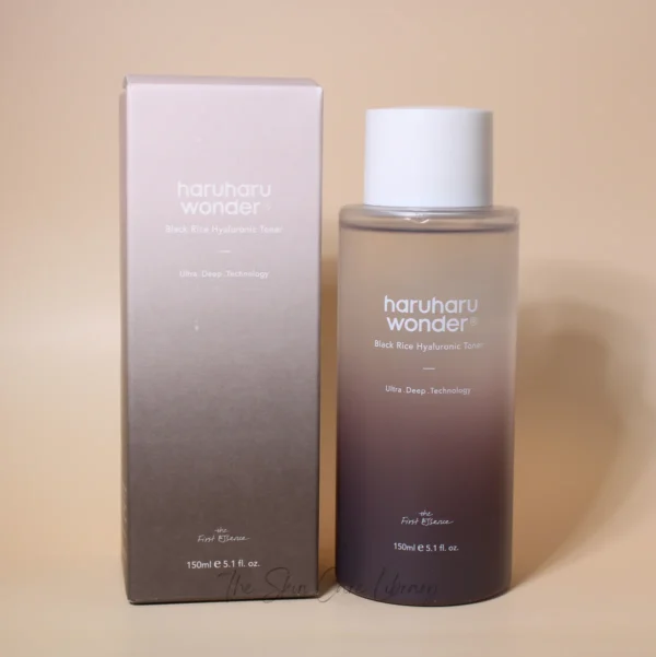 Haruharu Wonder Black Rice Hyaluronic Toner 5.1 fl.oz / 150ml | Face Moisturizer, Facial Toner for All Skin Types | Vegan, Cruelty Free, EWG-Green