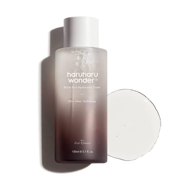 Haruharu Wonder Black Rice Hyaluronic Toner 5.1 fl.oz / 150ml | Face Moisturizer, Facial Toner for All Skin Types | Vegan, Cruelty Free, EWG-Green - Image 2