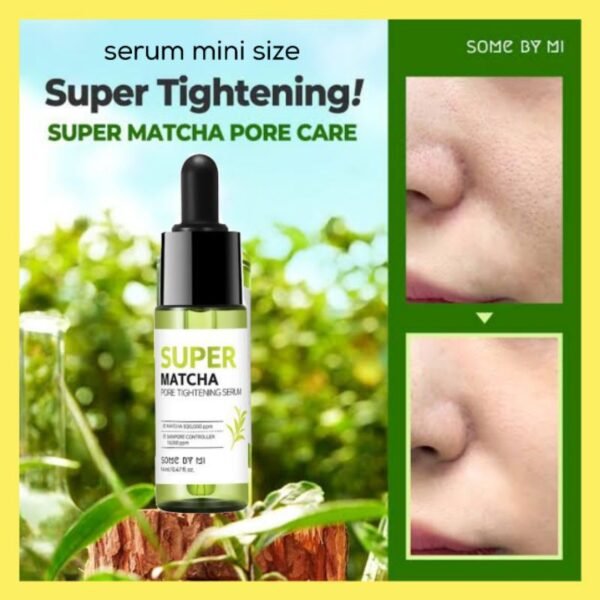 SOME BY MI Super Matcha Pore Care Starter Kit/Toner 1.01Oz, Serum 0.33Oz, Cleansing Gel 1.42Oz, Clay Mask 1.48Oz / Sebum, Anti-wrinkle and Trouble Care/Facial Skin Care Set - Image 2