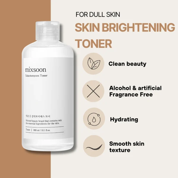 #Skin Brightening Toner mixsoon Galactomyces Toner 300ml