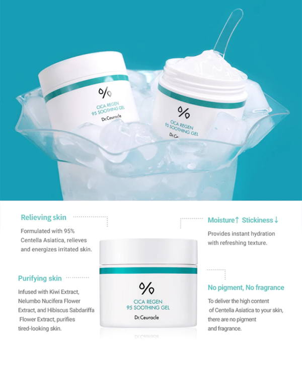 Dr. Ceuracle - Cica Regen 95 Soothing Gel - Image 5