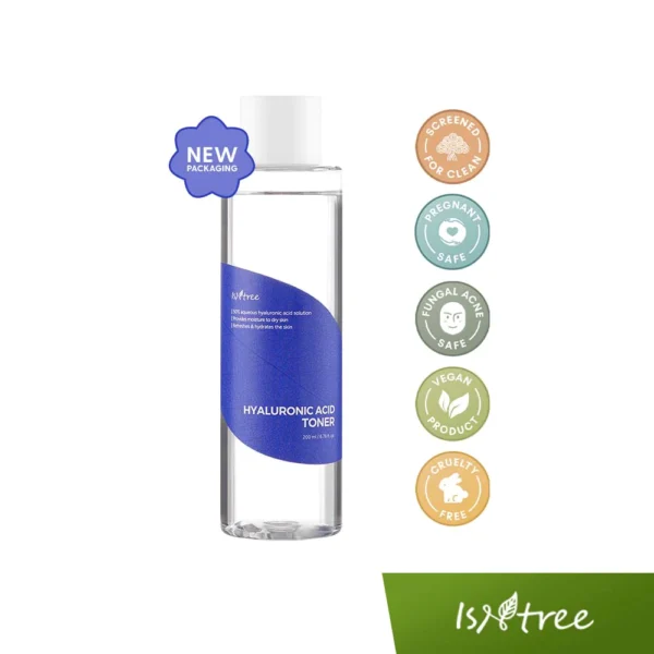 IsNtree Hyaluronic Acid Toner 200ml 6.76 fl.oz | Provides Moisture to Dry Skin | Refreshes & hydrates The Skin | Korean Skincare
