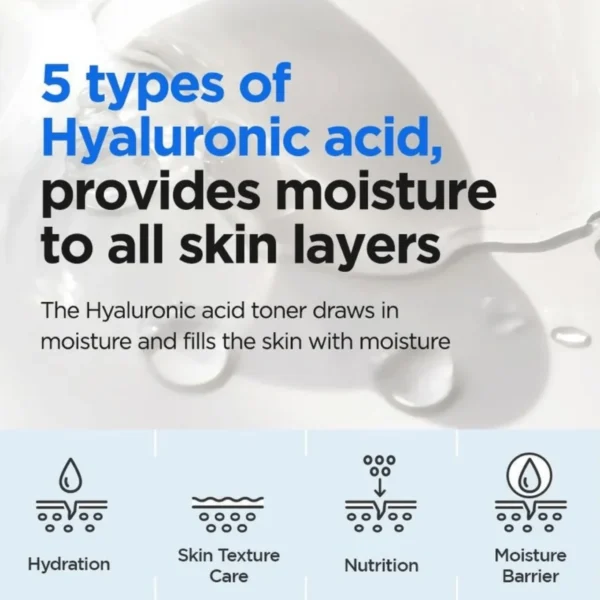 IsNtree Hyaluronic Acid Toner 200ml 6.76 fl.oz | Provides Moisture to Dry Skin | Refreshes & hydrates The Skin | Korean Skincare - Image 3