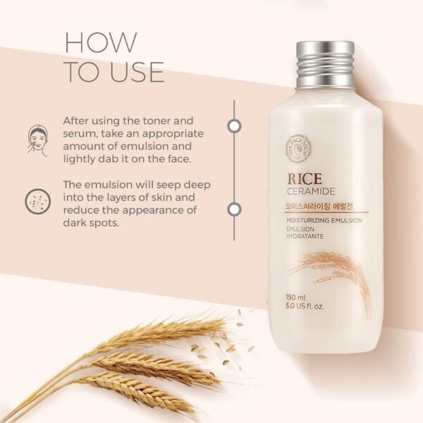 Rice & Ceramide Moisturizing Emulsion 150ml - Image 7