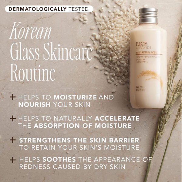 Rice & Ceramide Moisturizing Emulsion 150ml - Image 5