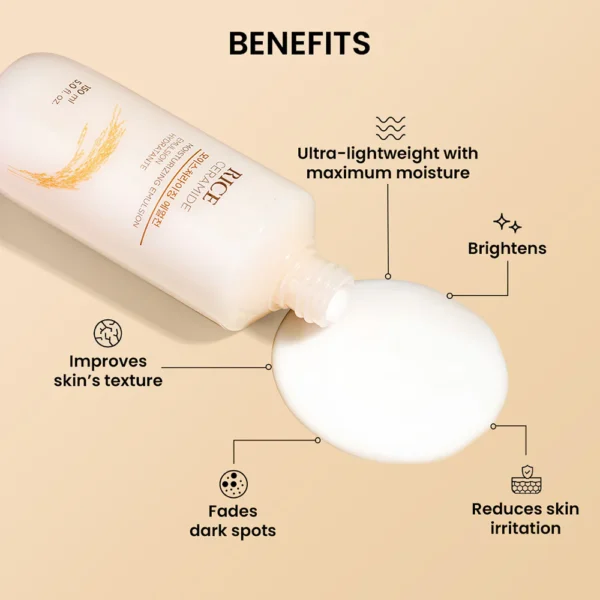 Rice & Ceramide Moisturizing Emulsion 150ml - Image 3