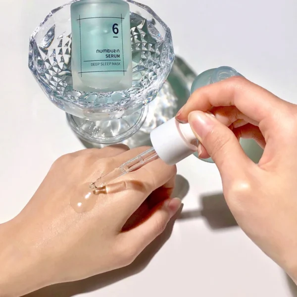 numbuzin No.6 Serum | Deep Sleep Mask Serum | Iceland Glacier Water for Instant and Long-lasting Hydration with Hyaluronic Acid & Niacinamide | Korean Skincare for Dry Skin | 1.69 fl. oz. - Image 8
