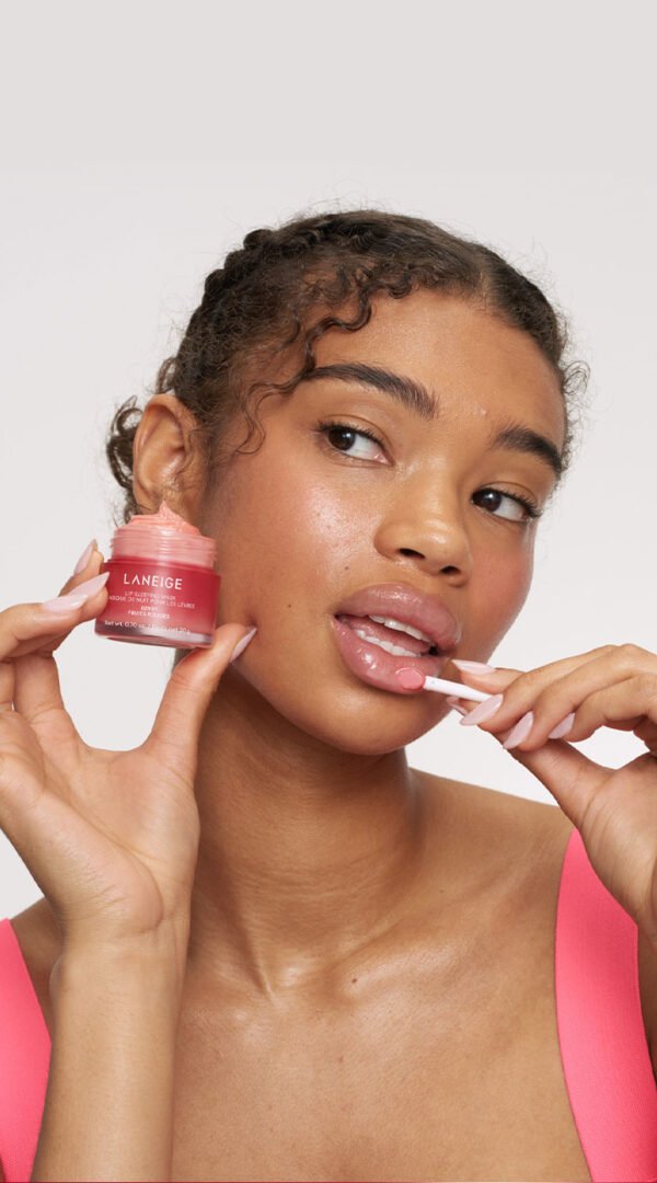 LANEIGE Lip Sleeping Mask: Nourish, Hydrate, Vitamin C, Murumuru & Shea Butter, Antioxidants, Flaky, Dry Lips - Image 2