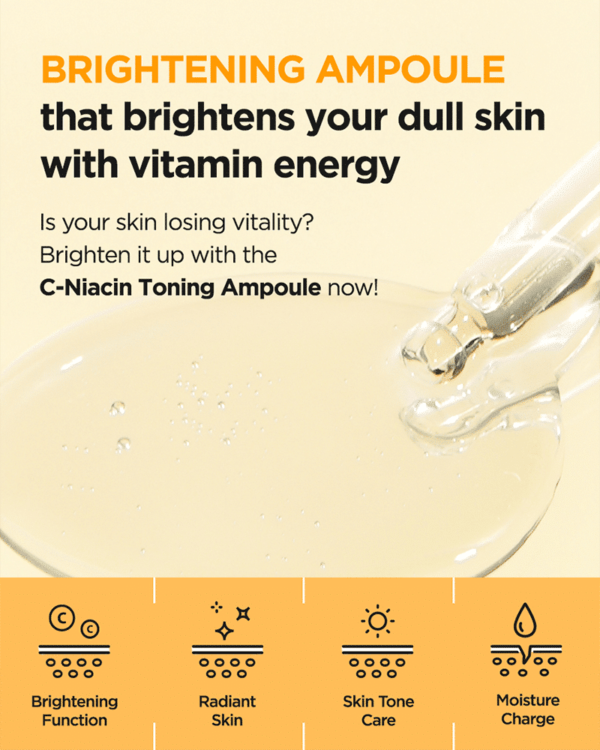 ISNTREE C-Niacin Toning Ampoule, 50ml, 1.69 fl.oz - Image 3