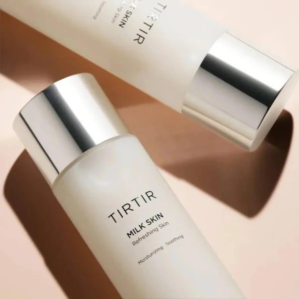 TIRTIR Milk Skin Rice Toner | Deep Moisturizing, Hydrating Toner for face, Niacinamide, Ceramide, Rice Bran Extract, Nature-Oriented Ingredients for Korean Skin Care, Vegan, 5.07 fl.oz.