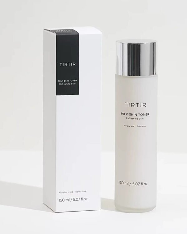 TIRTIR Milk Skin Rice Toner | Deep Moisturizing, Hydrating Toner for face, Niacinamide, Ceramide, Rice Bran Extract, Nature-Oriented Ingredients for Korean Skin Care, Vegan, 5.07 fl.oz. - Image 2
