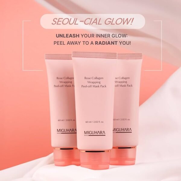 Rose Collagen Wrapping Peel-off Mask Pack | Korean Skincare Mask Pack (60ml/2.02 fl.oz.)