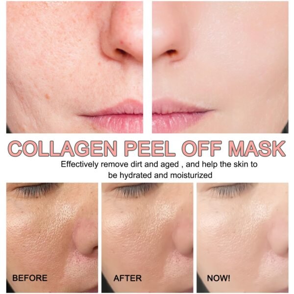 Rose Collagen Wrapping Peel-off Mask Pack | Korean Skincare Mask Pack (60ml/2.02 fl.oz.) - Image 6