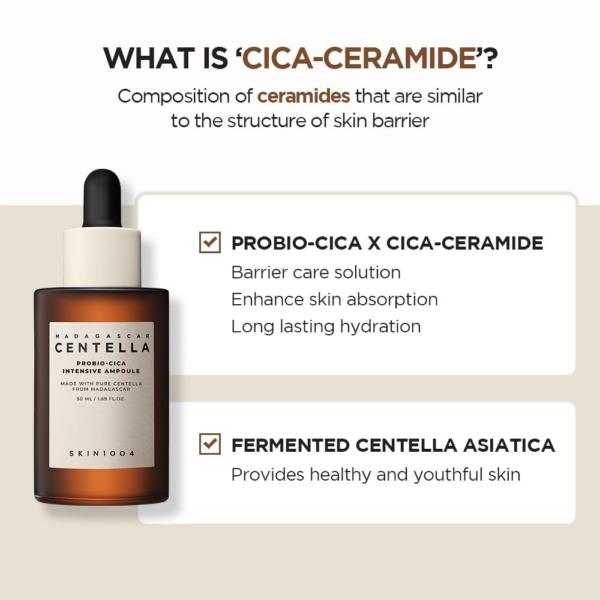 SKIN1004 Madagascar Centella Probio-Cica Intensive Ampoule (95ml) - Image 3