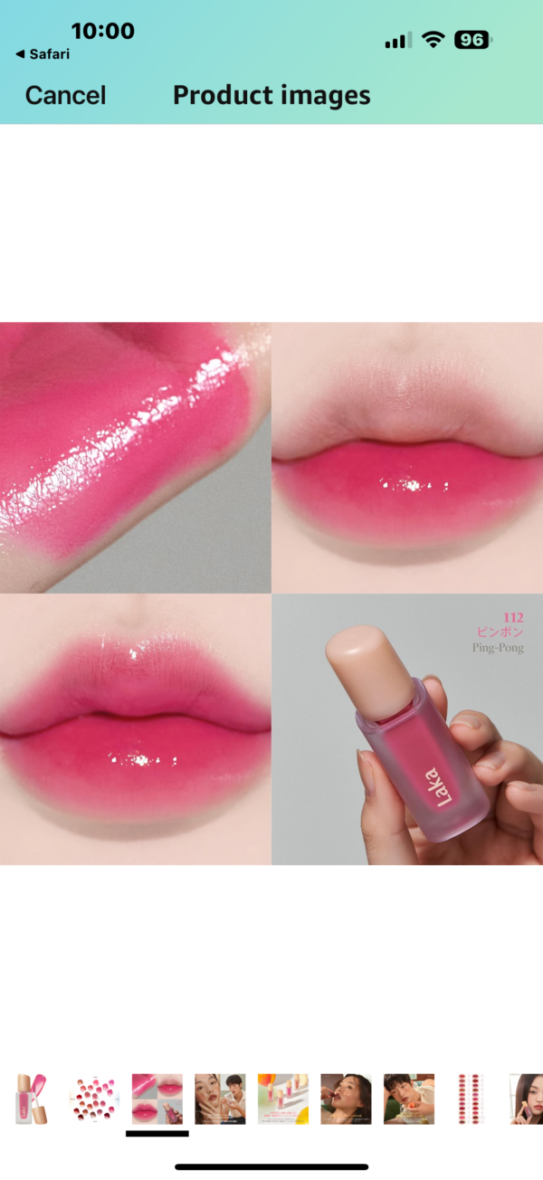 Laka & Co Fruity Glam Lip Tint 112 Ping-Pong 4.5g