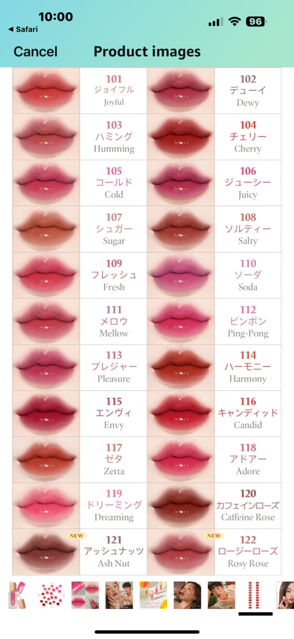Laka & Co Fruity Glam Lip Tint 112 Ping-Pong 4.5g - Image 5
