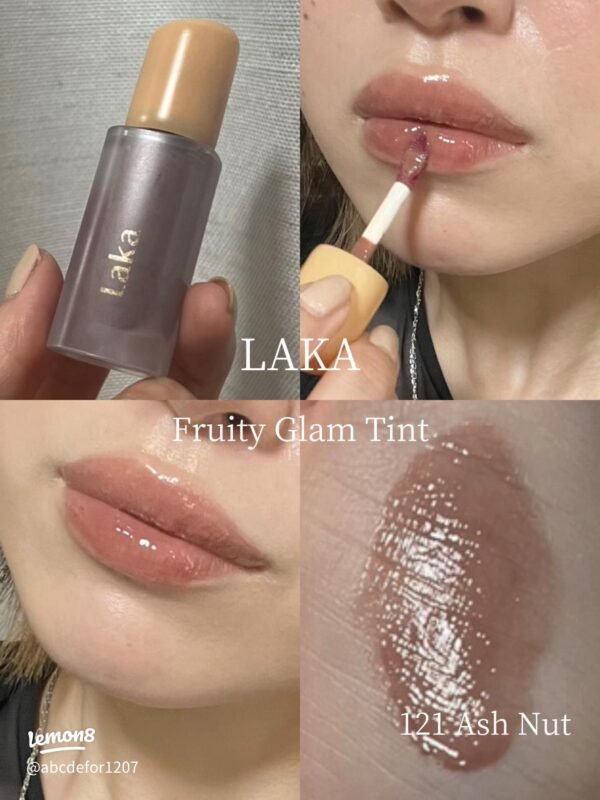 Laka Fruity Glam Tint #121 Ash Nut Lip Color Genuine Japanese Product - Image 2