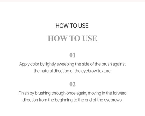 the SAEM Saemmul Browcara 03 Dark Brown - Image 7