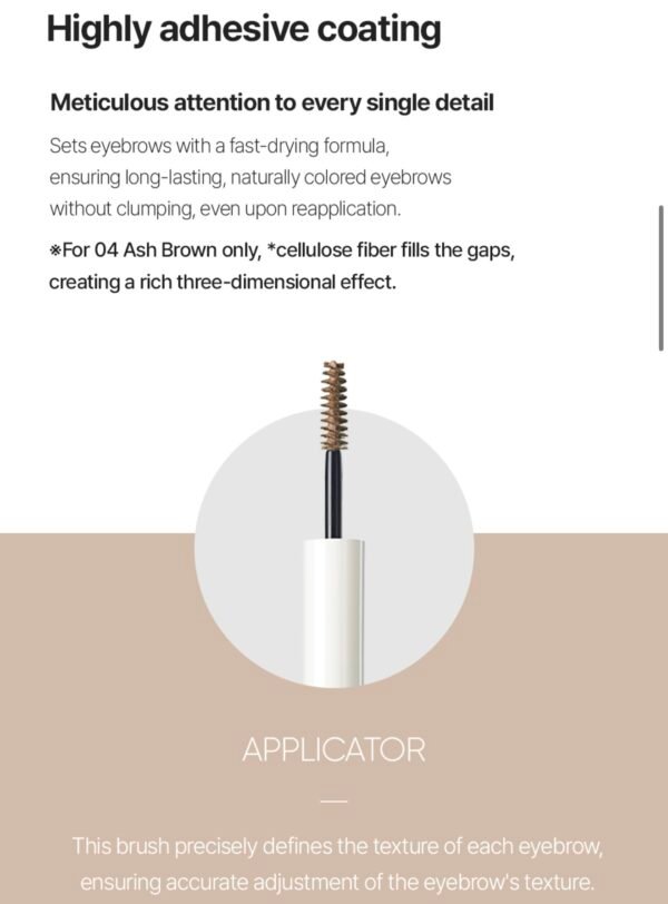 the SAEM Saemmul Browcara 03 Dark Brown - Image 5