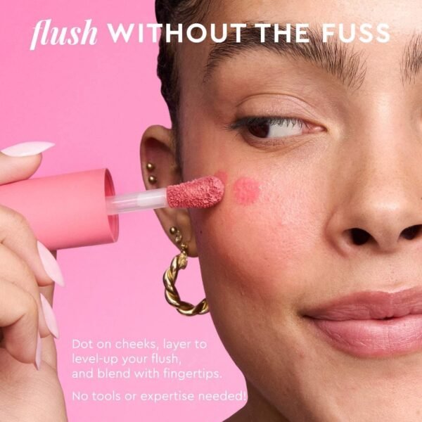 Glow Recipe Dewy Flush Watermelon Flush Niacinamide Dewy Flush Tinted Serums - Glowy, Hydrating Cheek & Lip Stain for a Fresh, Dewy Flush - Image 3