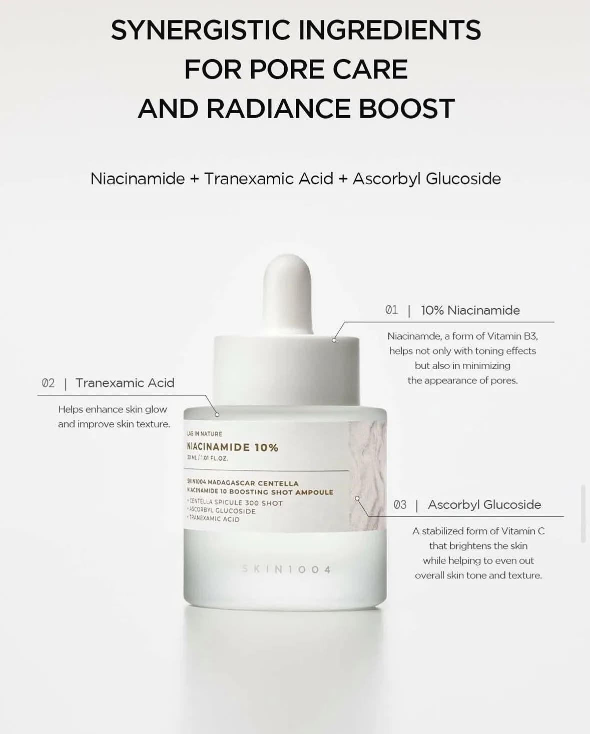 NEW Niacinamide 10 Boosting Shot Ampoule A Daily Toning Ampoule for Radiance Boost and Targeted Pore Care Clinically Proven Pore-Targeting Shot Powered by 10% Niacinamide 1 NEW Niacinamide 10 Boosting Shot Ampoule A Daily Toning Ampoule for Radiance Boost and Targeted Pore Care Clinically Proven Pore-Targeting Shot Powered by 10% Niacinamide