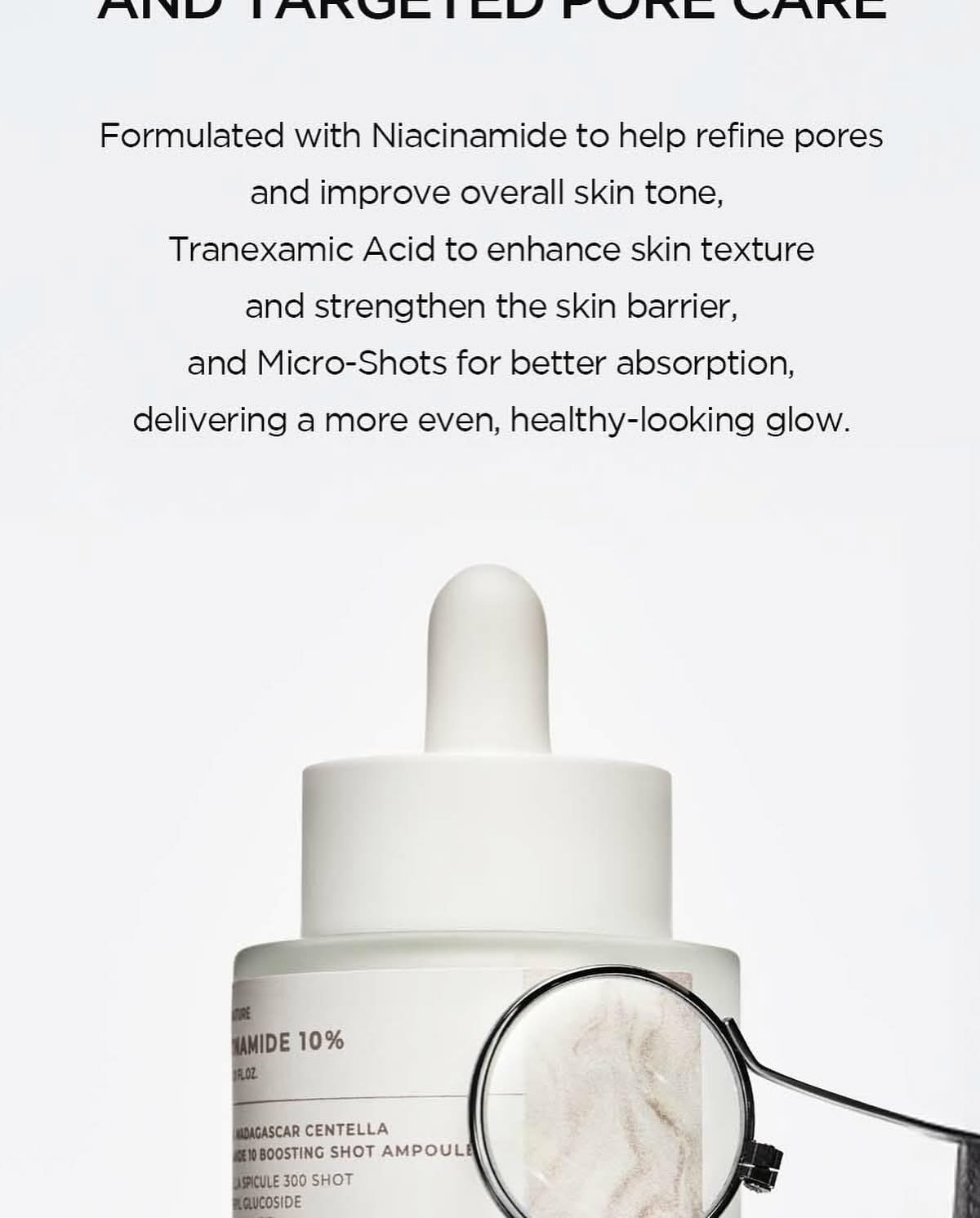 NEW Niacinamide 10 Boosting Shot Ampoule A Daily Toning Ampoule for Radiance Boost and Targeted Pore Care Clinically Proven Pore-Targeting Shot Powered by 10% Niacinamide 5 NEW Niacinamide 10 Boosting Shot Ampoule A Daily Toning Ampoule for Radiance Boost and Targeted Pore Care Clinically Proven Pore-Targeting Shot Powered by 10% Niacinamide - Image 5