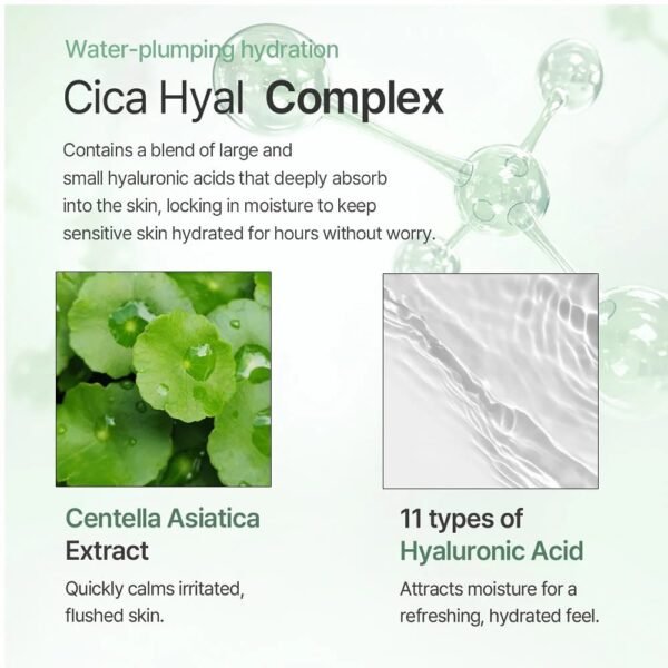 NEW mixsoon Cica Hyal Deep Soothing Cream, 1.69 Fl. Oz / 50ml Lightweight Moisturizer Gel Cream for Sensitive Skin with Centella Asiatica Hyaluronic Acid Ceramide & Panthenol Korea Glass Skin Care - Image 7