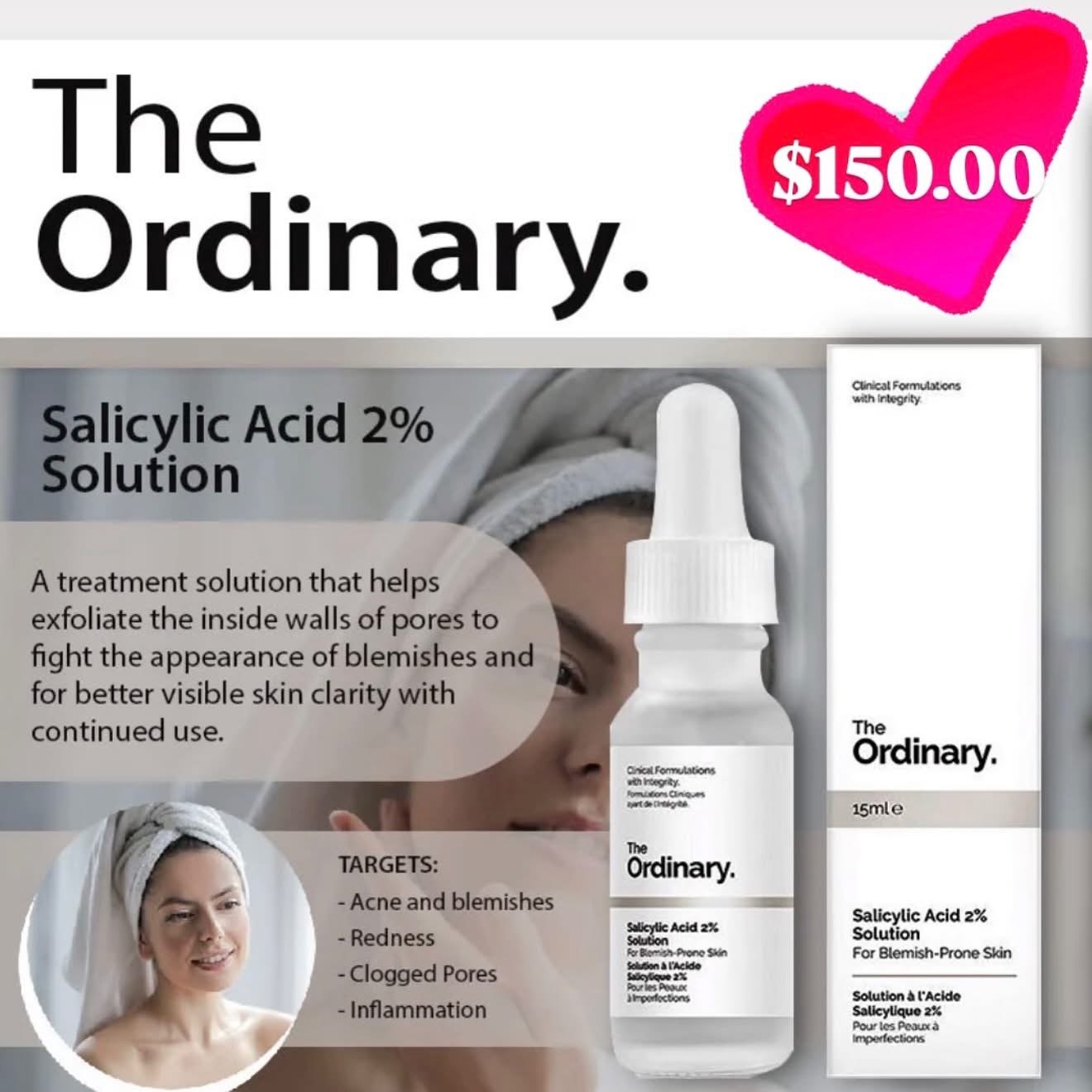The Ordinary Salicylic Acid 2% Solution, Acne-Fighting Serum for Blemish-Prone Skin 1 The Ordinary Salicylic Acid 2% Solution, Acne-Fighting Serum for Blemish-Prone Skin