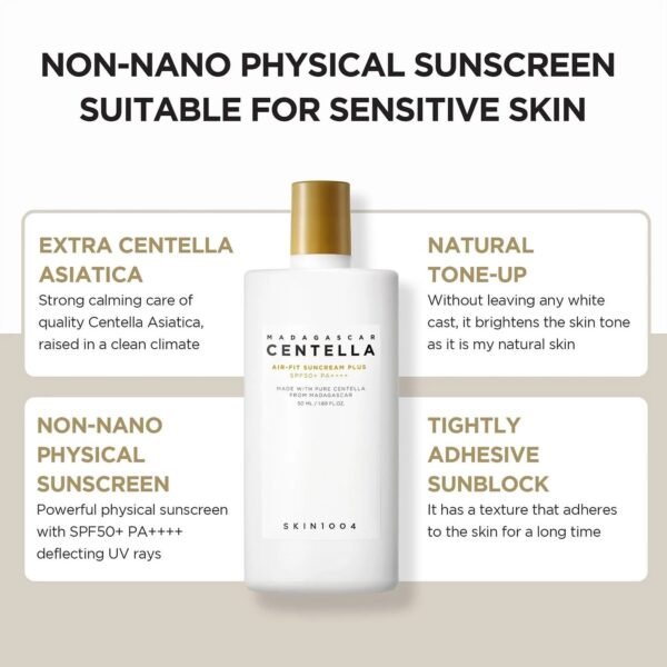 SKIN1004 Madagascar Centella Air-fit Suncream Plus 1.69 fl. oz (50ml) - Image 2