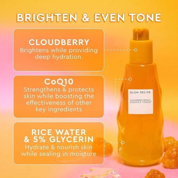 Cloudberry Bright Essence Toner (Full size) - Image 3