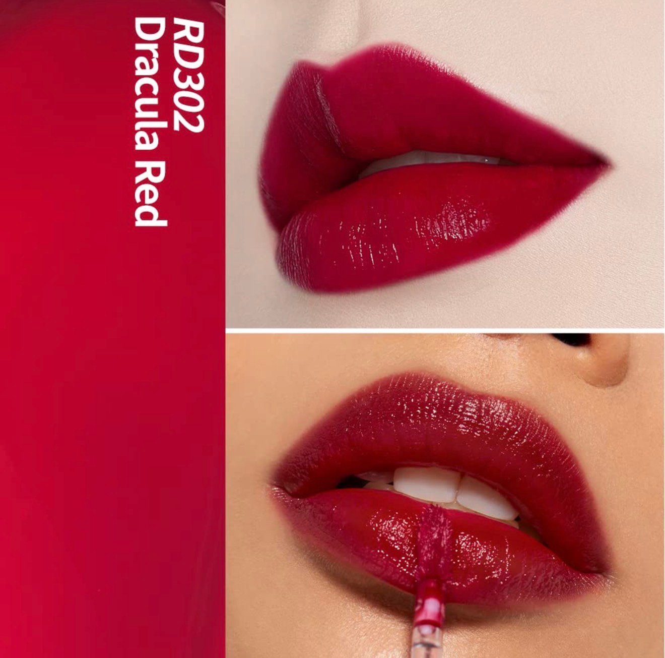 ETUDE Dear Darling Water Gel Tint (#RD302 Dracula Red) (21AD) | Long-lasting Effect up with Fruity, Juicy, Moist, and Vivid coloring 3 ETUDE Dear Darling Water Gel Tint (#RD302 Dracula Red) (21AD) | Long-lasting Effect up with Fruity, Juicy, Moist, and Vivid coloring - Image 3