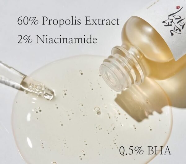 Beauty of Joseon Glow Serum Propolis and Niacinamide Hydrating Facial Soothing Moisturizer for Irritated Uneven Skin Tone, Korean Skin Care, 60ml, 2 Fl.Oz (JUMBO SIZE) - Image 6