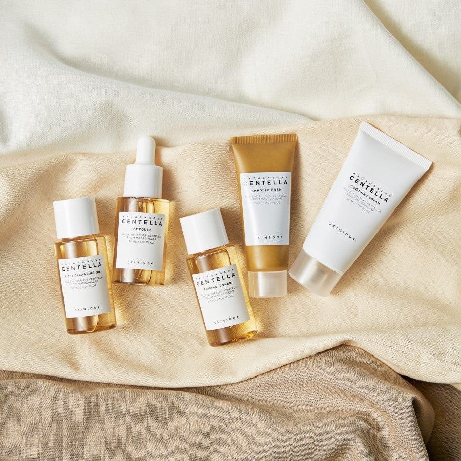 SKIN1004 Madagascar Centella Travel Kit, Toner, Ampoule, Soothing Cream, Cleansing Oil, Ampoule Foam 5 SKIN1004 Madagascar Centella Travel Kit, Toner, Ampoule, Soothing Cream, Cleansing Oil, Ampoule Foam - Image 5