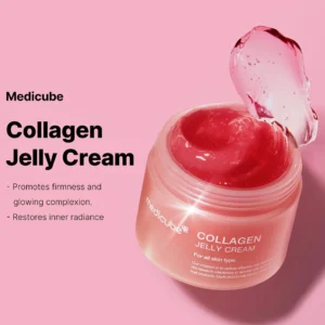 medicube Collagen Jelly Cream- Niacinamide & Freeze-Dried Hydrolyzed Collagen-Boosts skin barrier hydration & gives 24h Glow & Firmer looking skin | No artificial color, Korean skincare (3.71 fl.oz.)