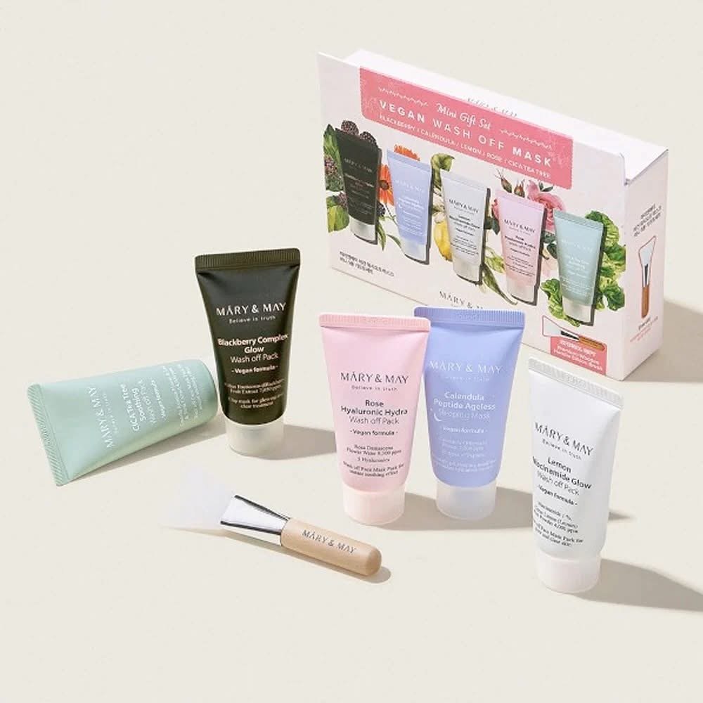 MARY & MAY – Vegan Wash Off Mask 5 piece Gift Set 1 MARY & MAY – Vegan Wash Off Mask 5 piece Gift Set