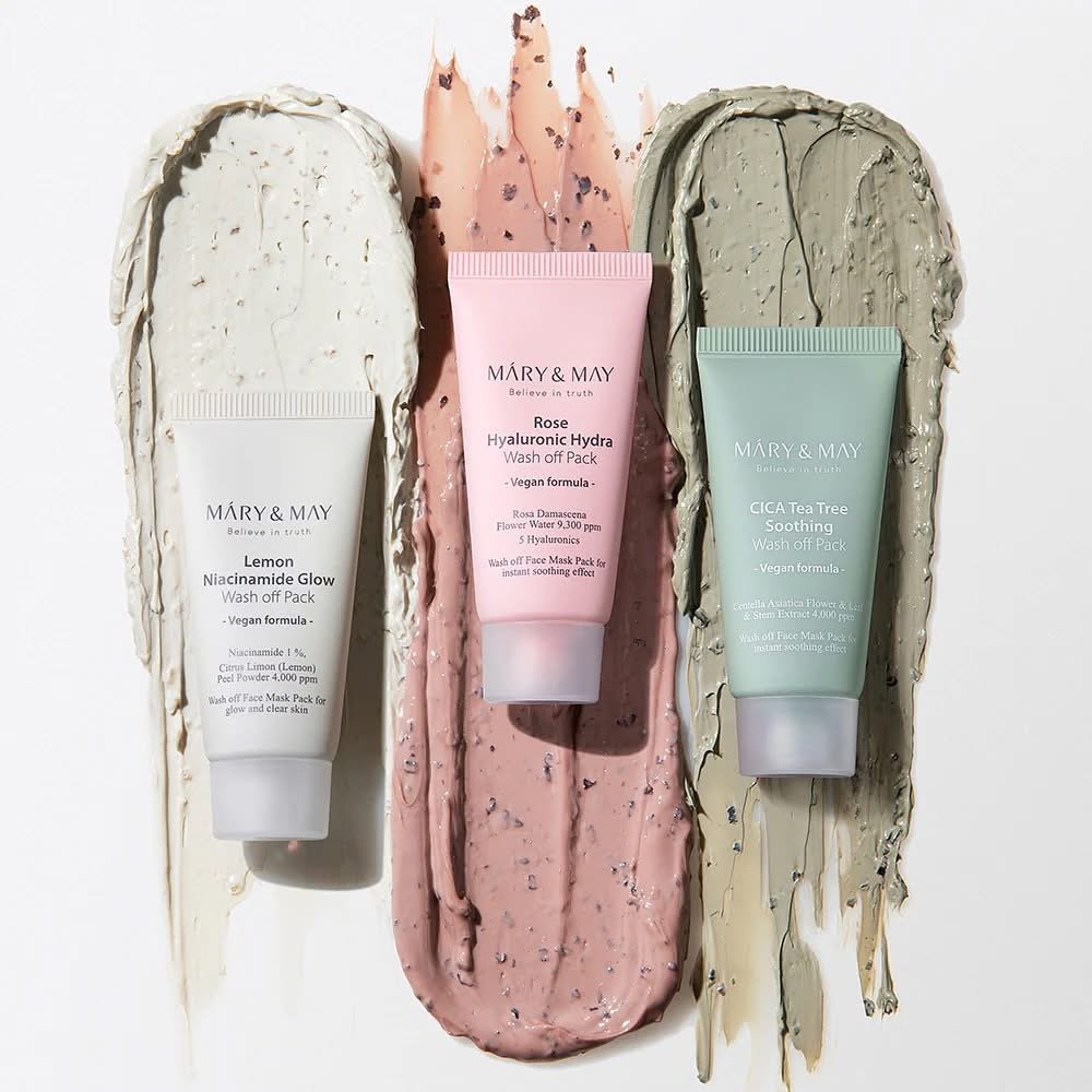 MARY & MAY – Vegan Wash Off Mask 5 piece Gift Set 4 MARY & MAY – Vegan Wash Off Mask 5 piece Gift Set - Image 4