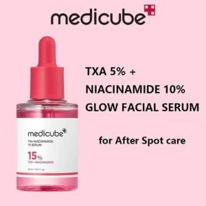 medicube TXA+Niacinamide 15% Glow Facial Serum for After Spot Care | All-in-One Daily Korean Skincare | Uneven Skin Tone, Texture, and Hydration Care | High-Potency Tranexamic Acid 5% | 1.01 fl.oz