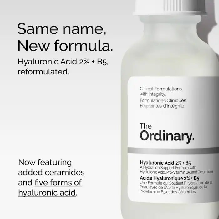 The Ordinary Hyaluronic Acid 2% + B5 (with Ceramides), Multi-Depth Hydration Serum for Plumper, Smoother Skin 1 The Ordinary Hyaluronic Acid 2% + B5 (with Ceramides), Multi-Depth Hydration Serum for Plumper, Smoother Skin
