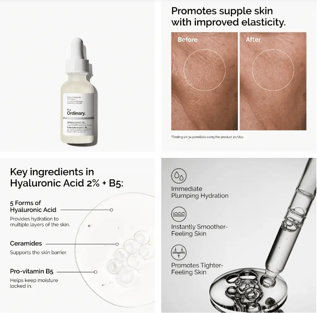The Ordinary Hyaluronic Acid 2% + B5 (with Ceramides), Multi-Depth Hydration Serum for Plumper, Smoother Skin 5 The Ordinary Hyaluronic Acid 2% + B5 (with Ceramides), Multi-Depth Hydration Serum for Plumper, Smoother Skin - Image 5