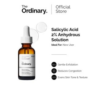 Home 1 The Ordinary Salicylic Acid 2% Anhydrous Solution, Gentle Exfoliating Serum for Blemish-Prone Skin and Uneven Texture