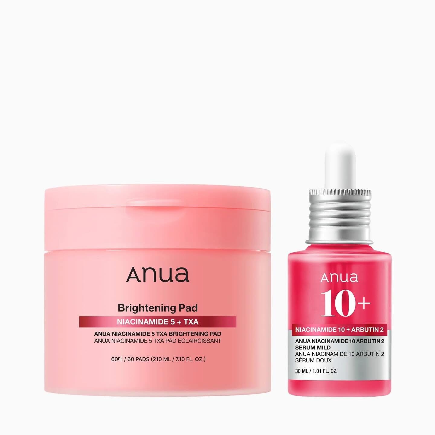 ANUA TXA 10 + Niacinamide Dark Spot Prep & Brightening Pads Niacinamide + TXA Boost Duo, 1 ANUA TXA 10 + Niacinamide Dark Spot Prep & Brightening Pads Niacinamide + TXA Boost Duo,